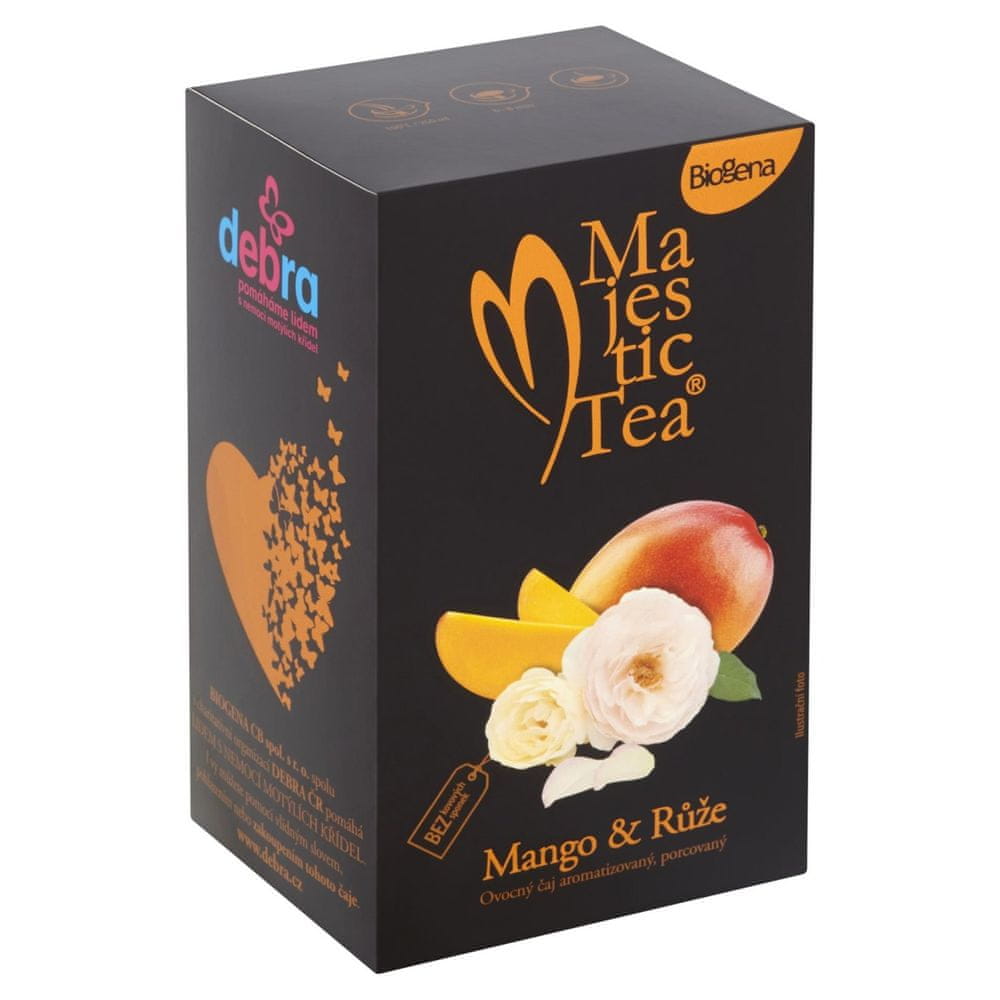 WEBHIDDENBRAND Ovocný čaj Biogéna Majestic - mango & ruža, 20x 2,5g